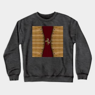 Wooden Prancing Horse Crewneck Sweatshirt